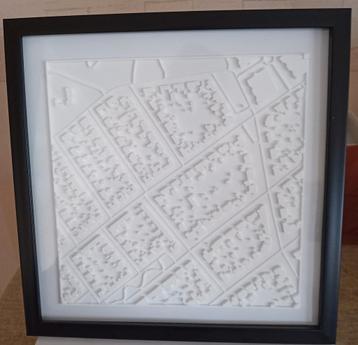 Print 2D van uw eigen wijk beschikbaar voor biedingen