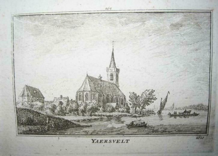 181 / Jaarsveld  Kopergravure   18e Eeuw, Antiek en Kunst, Kunst | Etsen en Gravures, Ophalen of Verzenden