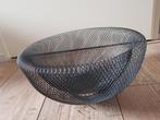 fruitschaal zwart fruitmand Design schaal, Overige materialen, Mand, Rond, Ophalen of Verzenden