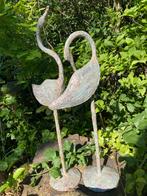 Handgemaakte Vogelbeelden met Bronzen Patina - Tuindecoratie, Ophalen of Verzenden, Nieuw, Overige materialen, Dierenbeeld