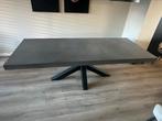 Betonlook eettafel 240x100 met kruispoot, Huis en Inrichting, Tafels | Eettafels, Ophalen, 200 cm of meer, 50 tot 100 cm, Zo goed als nieuw