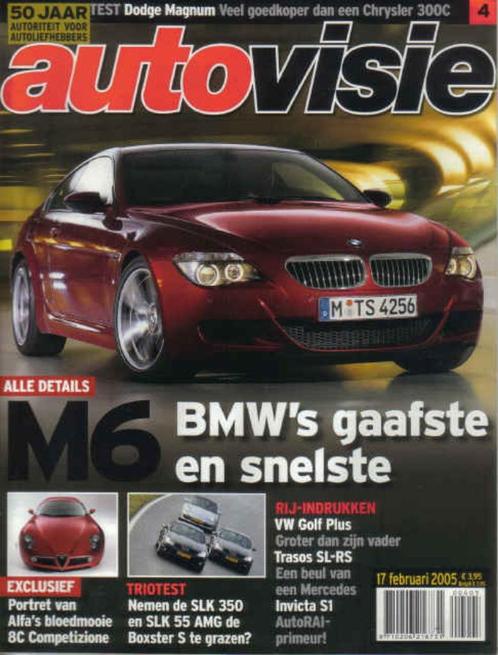 Autovisie 4 2005 : Mercedes Benz SLK - Porsche Boxster S, Boeken, Auto's | Folders en Tijdschriften, Gelezen, Algemeen, Ophalen of Verzenden