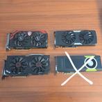 Kleine partij videokaarten, Computers en Software, Videokaarten, Ophalen of Verzenden, Zo goed als nieuw, GDDR5, PCI-Express 3