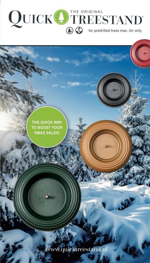 Kerstbomen standaard voor voorgeboorde kerstbomen, Tuin en Terras, Planten | Bomen, Overige soorten, 100 tot 250 cm, Volle zon