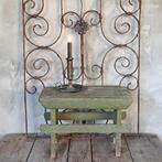 Brocante oud houten krukje opstapje vensterbankje *Etage3*, Gebruikt, ., Ophalen of Verzenden, .
