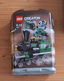 4837 Lego Creator - stoomlocomotief/diesellocomotief/tram  beschikbaar voor biedingen