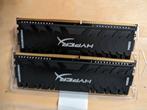 16 gb (2x8) HyperX DDR4 ramgeheugen, Computers en Software, RAM geheugen, Ophalen of Verzenden, Zo goed als nieuw