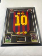 Gesigneerd Messi Shirt FC Barcelona Ingelijst, Ophalen of Verzenden, Zo goed als nieuw
