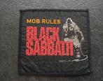 Black Sabbath vintage 1982 Mob Rules patch used858 Dio, Gebruikt, Kleding, Verzenden