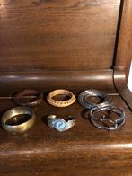 6 Armbanden Mix: RVS, Hout, Koper & Rotan, Gebruikt, Bruin, Ophalen of Verzenden, Met bedels of kralen