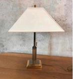 2 x messing skyscraper tafellamp, Willy Rizzo jaren 80, Huis en Inrichting, Ophalen of Verzenden, Zo goed als nieuw, Minder dan 50 cm