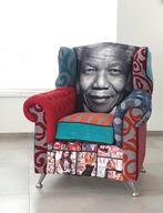 Unieke stoel " Mr Mandela" uit Woodstock Kaapstad ZA, Ophalen