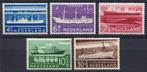 Nederland NVPH nr 688/92 ongebruikt Schepen Zomerzegels 1957, Verzenden, Na 1940, Postfris