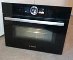 Luxe Bosch combi oven/magnetron ( zwart), zeer netjes!, Ophalen, Combimagnetron, Oven, Zo goed als nieuw