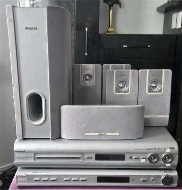 Receiver + cd/dvd/hdd recorder + 6 speakersysteem beschikbaar voor biedingen