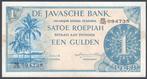 Nederlands Indie 1 Gulden 1948 Normale prefix BB/46, Verzenden, Zuidoost-Azië, Los biljet