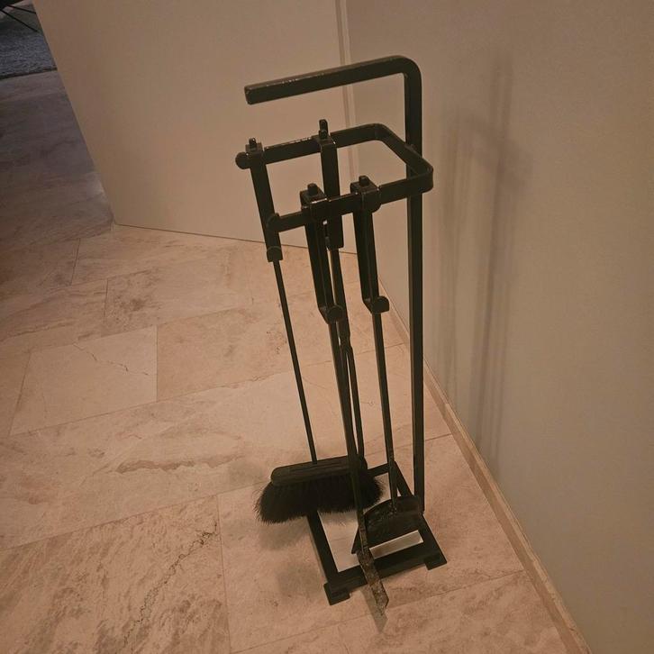 Openhaard set, Huis en Inrichting, Kachels, Gebruikt, Vrijstaand, Overige soorten, Hout, Ophalen