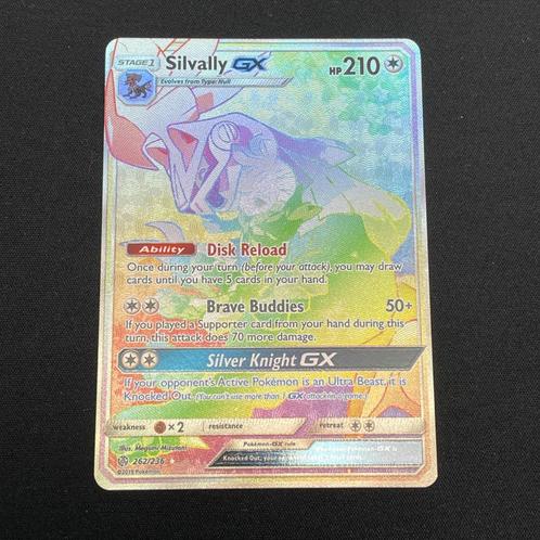 Pokemon TCG Sun & Moon Cosmic Eclipse Silvally-GX, Hobby en Vrije tijd, Verzamelkaartspellen | Pokémon, Nieuw, Losse kaart, Foil