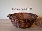 Mooie rotan mand, Ophalen of Verzenden, Zo goed als nieuw, Overige typen