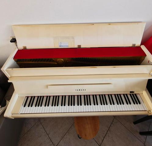 Yamaha Piano 2116760 - Made in Japan, Muziek en Instrumenten, Piano's, Gebruikt, Piano, Wit, Ophalen