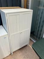 Oude witte kast, Ophalen, Gebruikt, Hout