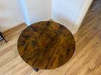 Salontafel rond industrieel, Huis en Inrichting, Ophalen, 50 tot 100 cm, Rond, Zo goed als nieuw