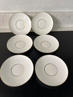 Lomonosov schotels, wit met gouden rand., Ophalen of Verzenden, Zo goed als nieuw