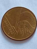 Munt: vijfje 1945-1995. Op achterkant: Appingedam, Delfzijl,, Ophalen of Verzenden, Overige materialen