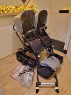 Bugaboo Donkey Duo kinderwagen zwart grijs, Kinderen en Baby's, Kinderwagens en Combinaties, Ophalen, Zo goed als nieuw, Bugaboo