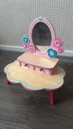Djeco klein makeup tafeltje! Nieuwstaat, met spiegel en lade, Ophalen of Verzenden, Zo goed als nieuw, Minder dan 50 cm, Minder dan 100 cm
