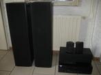 Mb quart 3 luidsprekers set 3way system 80watt, Zo goed als nieuw, 60 tot 120 watt, Front, Rear of Stereo speakers, Ophalen