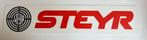 STEYR kentekenplaat  reclamebord, Ophalen of Verzenden, Zo goed als nieuw, Auto's