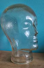 Prachtig vintage/ retro glazen hoofd, Antiek en Kunst, Kunst | Designobjecten, Ophalen of Verzenden