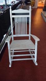 Witte schommelstoel, Gebruikt, Ophalen, Stoel(en)
