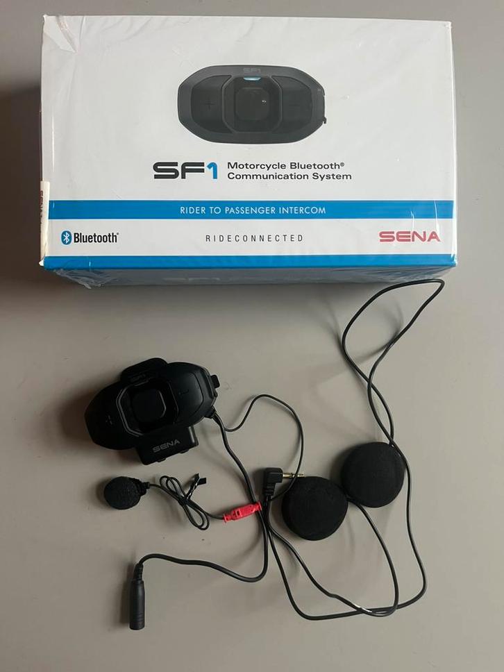 SENA SF1 bluetooth communicatie systeem, Motoren, Accessoires | Overige, Zo goed als nieuw, Ophalen of Verzenden