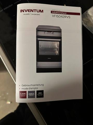 Inventum Inductie Fornuis VFI5042RVS - Zo goed als nieuw! beschikbaar voor biedingen