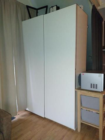 Ikea Pax schuifkast - wit - incl. lades/planken - afbeelding 1