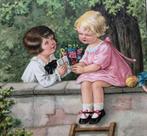 PAULI EBNER - cadeautje voor de jarige, Verzenden, 1920 tot 1940, Gelopen, Kinderen