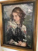 Hongaarse dames vermoedelijk geschilderd door Aurél Náray, Antiek en Kunst, Ophalen