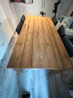 Eikenhouten tafel 6 persoons, Huis en Inrichting, Tafels | Eettafels, Ophalen, Gebruikt, Rechthoekig, 50 tot 100 cm