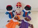 Sinterklaaspop en twee zwarte piet poppen + 2 gratis pieten, Diversen, Sinterklaas, Verzenden, Zo goed als nieuw