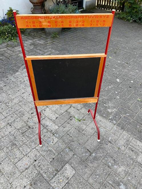 Vintage schoolbord tekenen kind jaren 60-70 retro €7,50, Diversen, Schoolborden, Gebruikt, Krijtbord, Ophalen of Verzenden