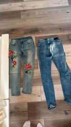 G star 26-32  en palmut maat 36, Kleding | Dames, Spijkerbroeken en Jeans, Ophalen of Verzenden, Zo goed als nieuw, Blauw, W27 (confectie 34) of kleiner