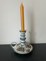 Kandelaar delft polychroom, Antiek en Kunst, Antiek | Kandelaars, Ophalen of Verzenden, Keramiek of Aardewerk