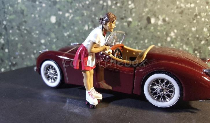 Diorama figuur 1:24 Drive thru waitress GRACE AD212, Hobby en Vrije tijd, Modelbouw | Figuren en Diorama's, Nieuw, Figuur of Figuren