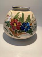 ANTIEKE vaas Pottery Driehoek Huizen jaren gesigneerd  "50, Antiek en Kunst, Antiek | Keramiek en Aardewerk, Ophalen of Verzenden