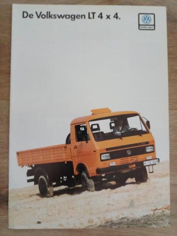 VW LT 4x4 brochure uit 1988 beschikbaar voor biedingen