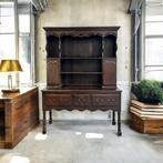 Vintage vitrinekast./ etagere/ kast  in koloniale stijl, Antiek en Kunst, Ophalen