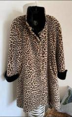 Faux fur teddy 42 L panterprint, Ophalen of Verzenden, Zo goed als nieuw, Maat 42/44 (L), Bruin