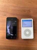 Apple iPod 30 Gb en iPhone 4, Audio, Tv en Foto, Mp3-spelers | Accessoires | Apple iPod, Gebruikt, Ophalen of Verzenden